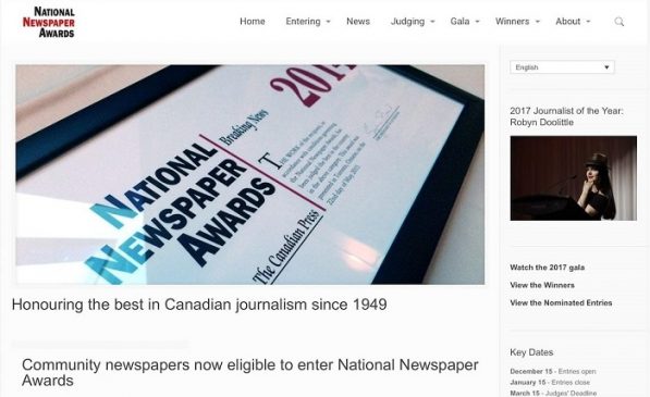 The National Newspaper Award
